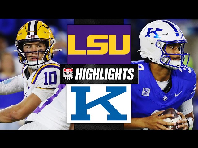 OT THRILLER 🍿 LSU Tigers vs. Kentucky Wildcats | Full Game Highlights | ESPN College Football