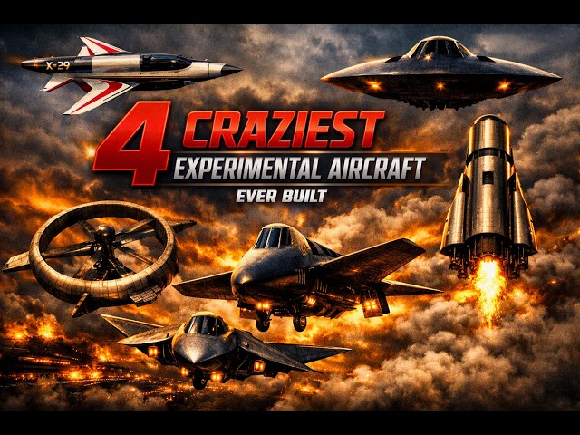 4 Craziest Experimental Aircraft Ever Built ✈️