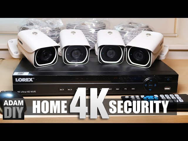 4K Home Security Camera Review - Lorex System