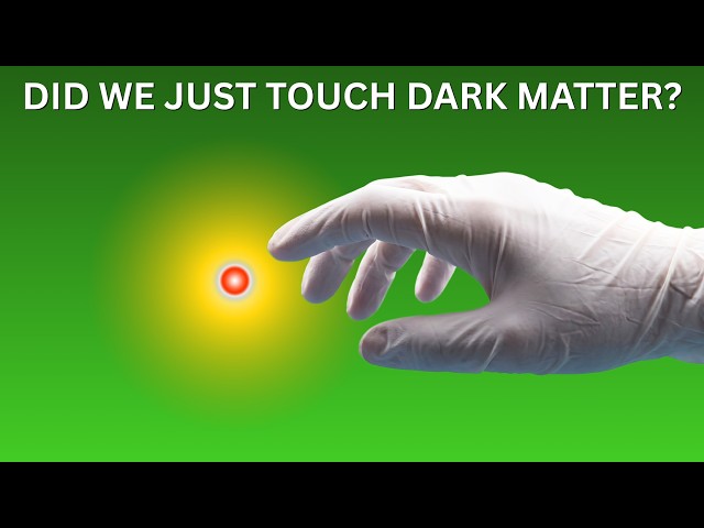 First Potential Dark Matter Particle Captured