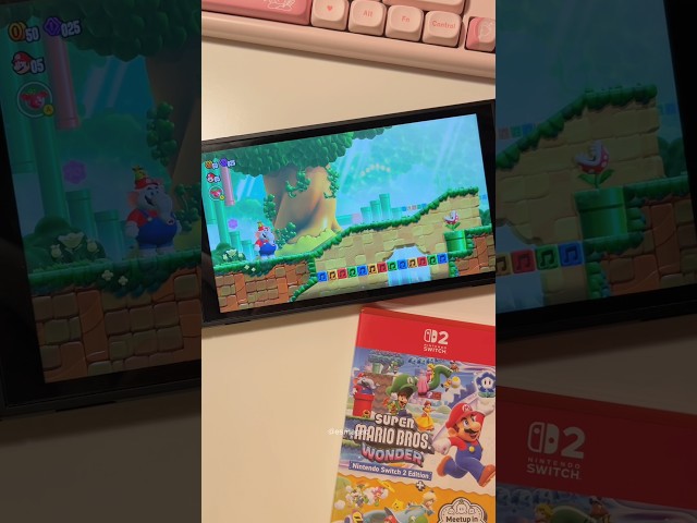 Super Mario Bros. Wonder + Meetup in Bellabel Park - Switch 2 Edition ❤️🎮
