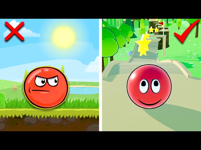 i played Red ball 3D new game
