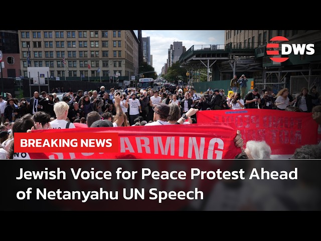 WATCH: NYC Protest Ahead of Israeli PM Netanyahu’s UN General Assembly Speech | AC15