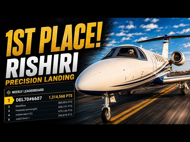 Rishiri Precision Landing | MSFS 2024 Weekly Challenge