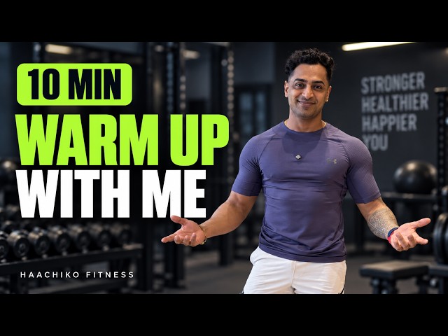 10-Minute Full Body Warm-Up Before Workout | Follow Along with Adib