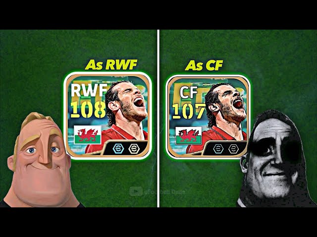 Bale As RWF is Good But Bale As CF Is MERCILESS 🥶… | Efootball 2027✨