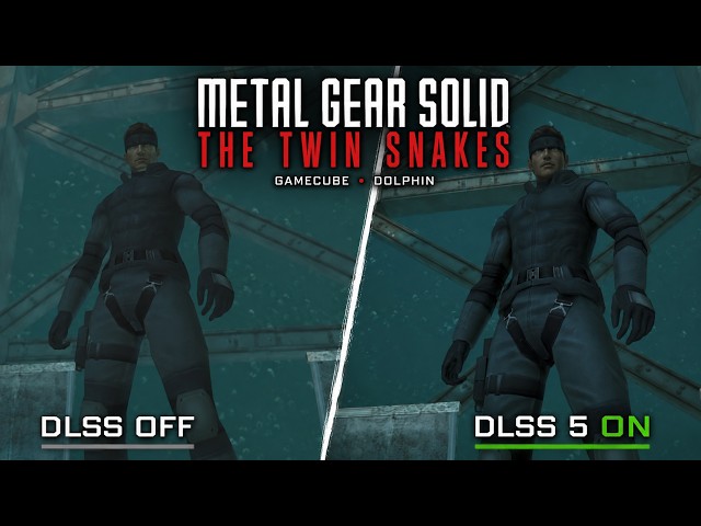 A GameCube Classic with DLSS 5 | Metal Gear Solid: The Twin Snakes