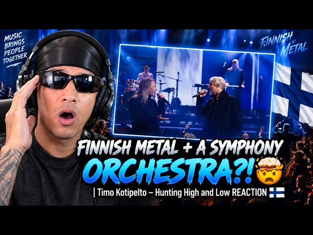 FINNISH METAL + A SYMPHONY ORCHESTRA?! 🤯 | Timo Kotipelto – Hunting High and Low REACTION 🇫🇮