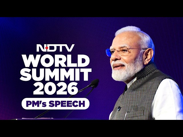 PM Modi’s address during NDTV World Summit