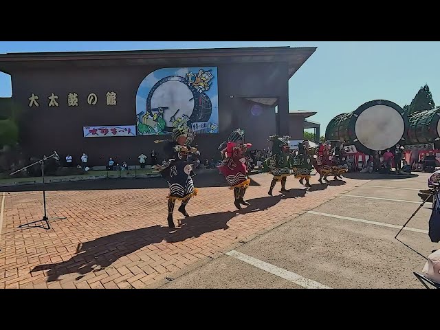【8K VR180】比立内獅子踊り たかのす太鼓まつり