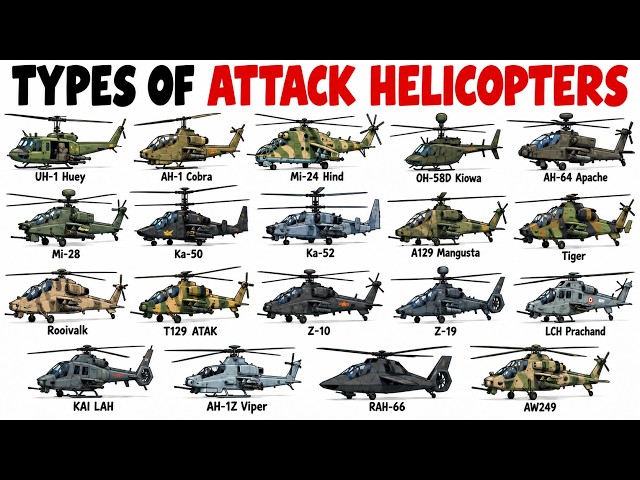 Why Every Attack Helicopter Is Built for a Different Mission