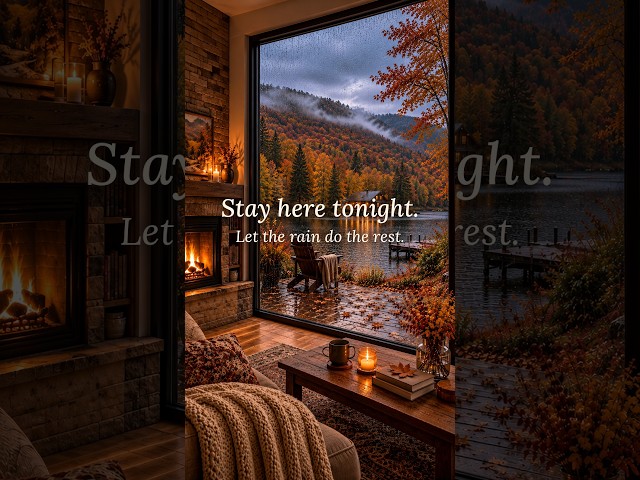 Stay here tonight 🌧️ Let the rain do the rest #sleepmusic  #rainsounds
