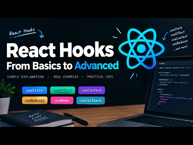 React Hooks Series — What We'll Cover 🔴 LIVE Roadmap & Intro
