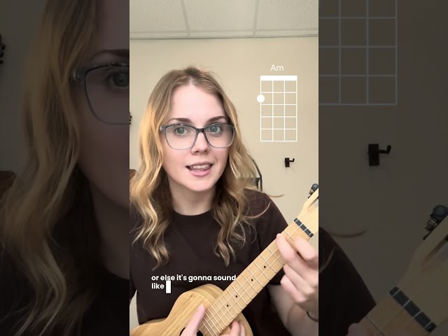 Easy ukulele tutorial for beginners - the 4 chords = 1000+ songs💕 #ukulele #tutorial #uke #ukelele