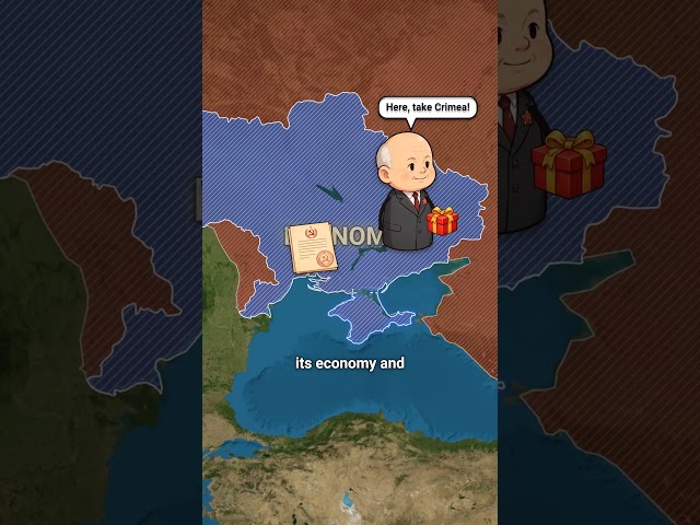 Crimea was once given to Ukraine as a gift