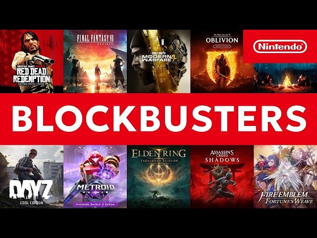 Blockbuster games on Nintendo Switch 2