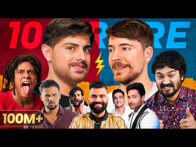 MR BEAST PARODY 🤑 Ft. INDIAN CREATORS | CARRYMINATI
