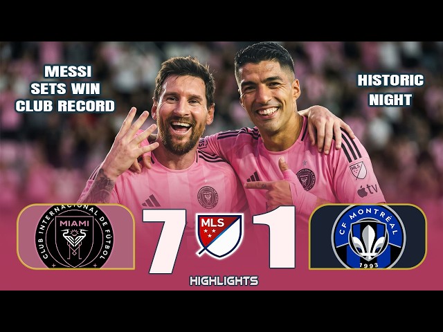 Messi Hits FOUR and Crushes Montreal | Inter Miami vs Montreal | Full Match Highlights