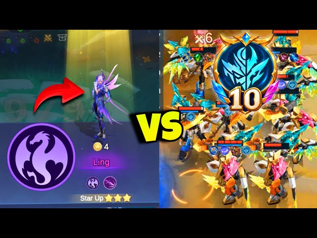 SEASON 8 DRAGONSLAYER SYNERGY! Ultra Titan VS 3 Stars Ling | Magic Chess Go Go