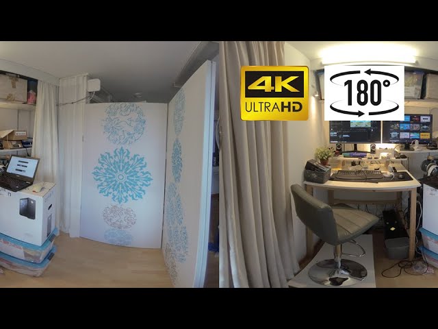 3D 180 capture of my workspace