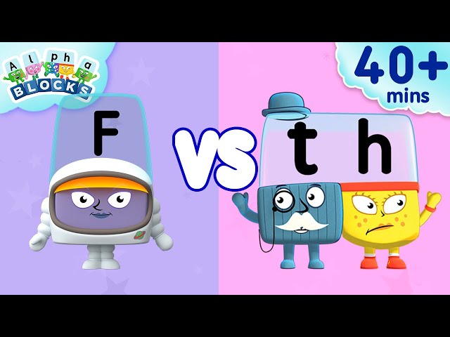 Spelling Made Easy - F vs TH ✏️ | Learn to Read and Spell | Alphablocks