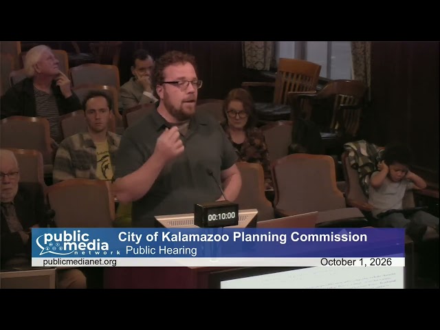 City of Kalamazoo - Planning Commission - October 1, 2026 Planning Commission Meeting