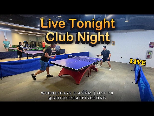 BenSucksAtPingPong is live!