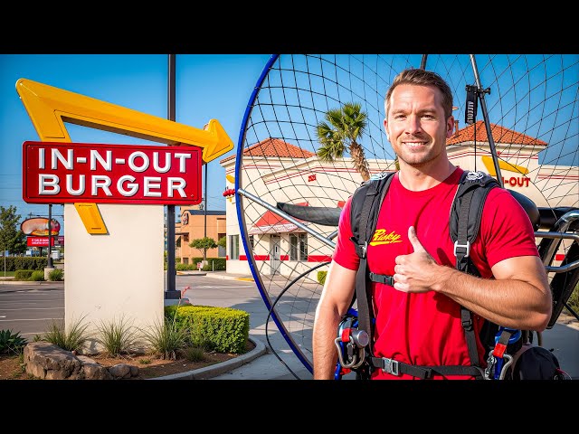 Flying To In-N-Out On My Paramotor!
