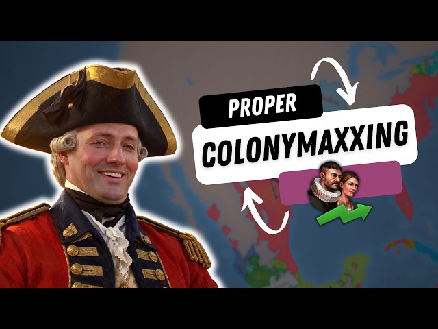 Doing proper COLONYMAXXING to build the British Colonial Empire in Europa Universalis V