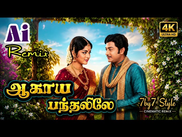 Aagaaya Pandhalilae Ponnoonjal | Ai Remix Songs | 7by7 Music Style 