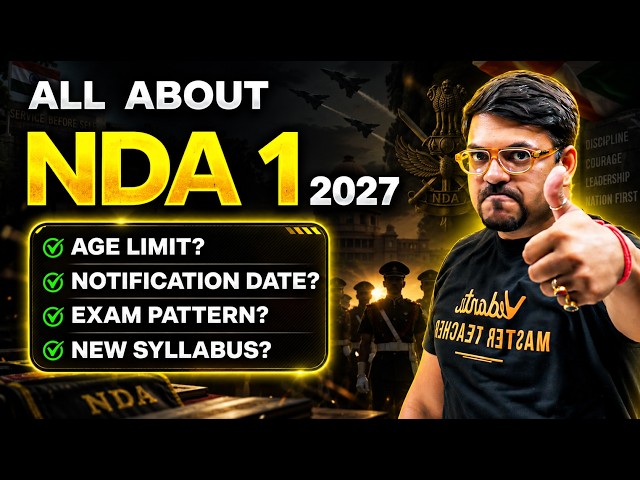 All About NDA 1 2027🔥Eligibility, Syllabus, Exam Pattern & Selection Process | Harsh Sir