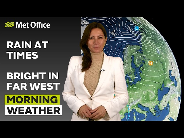 20/10/2026 -  A Rainy Start - Morning Weather Forecast UK - Met Office Weather