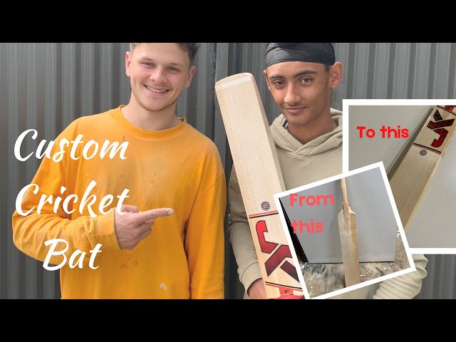 # Wood working # Custom Cricket Bat By JK Cricket. Jaikar is now Brand Ambassador for JK Cricket.