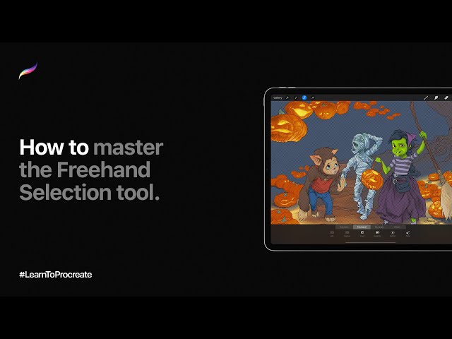How to master the Freehand Selection tool in Procreate