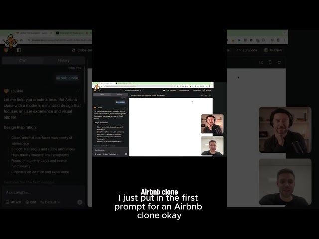 Watch How AI Creates an Airbnb Clone from Just Two Words