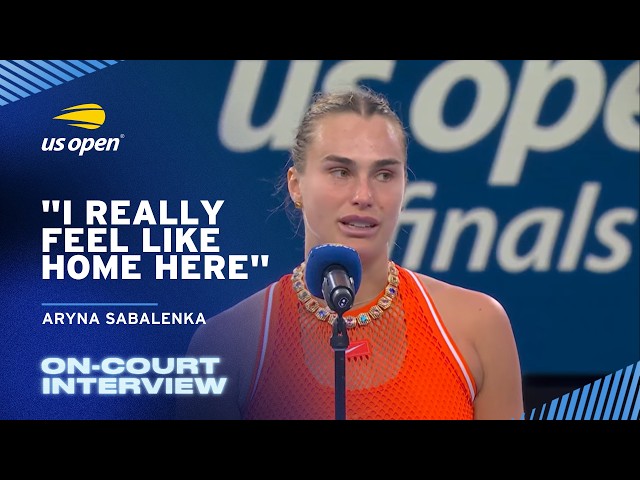 Aryna Sabalenka On-Court Interview | 2026 US Open Final