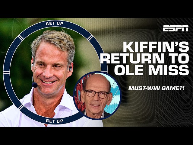Lane Kiffin COMPLIMENTED HIMSELF 😁 - Finebaum says LSU faces a MUST-WIN GAME vs. Ole Miss 😤 | Get Up
