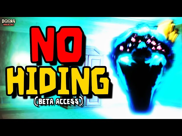 DOORS Hardcore Mode But I Can't Hide.. (No Hiding Challenge)