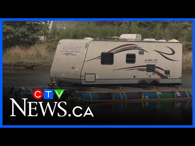 Man behind mystery floating RV speaks out