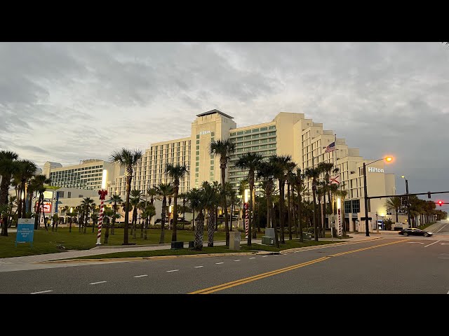 Our Full Tour of Hilton Daytona Beach Oceanfront Resort | Ocean View Room