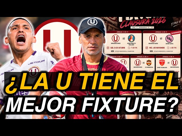 Does Universitario have the easiest schedule to win the Clausura? Analysis of the road to the fou...