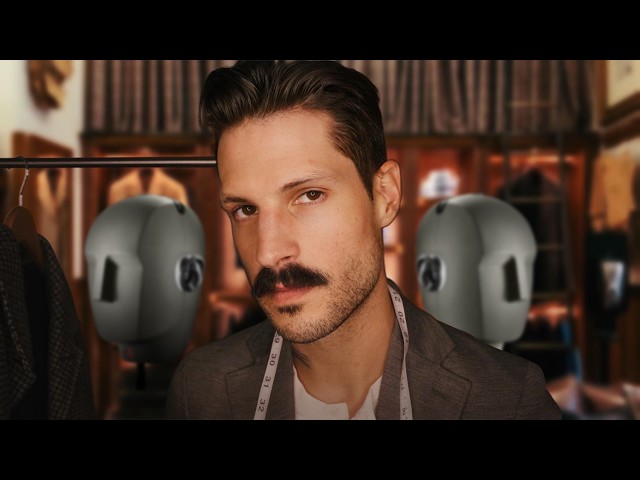 ASMR Luxury Private Fitting (Suit Measuring, Writing, Fabric Sounds for Best Sleep)