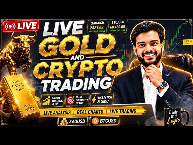 🔴LIVE GOLD TRADING /XAUUSD LIVE /BTCUSDLIVE #crypto #goldtrading #livetrading @Ashutosh_kumar_live