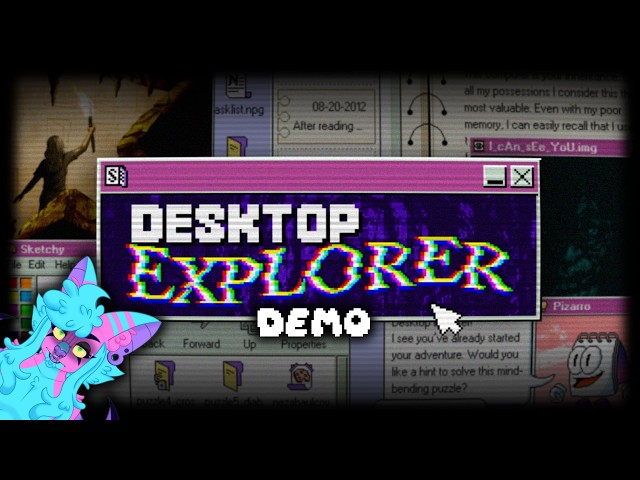 cutely explores your desktop・Desktop Explorer Demo