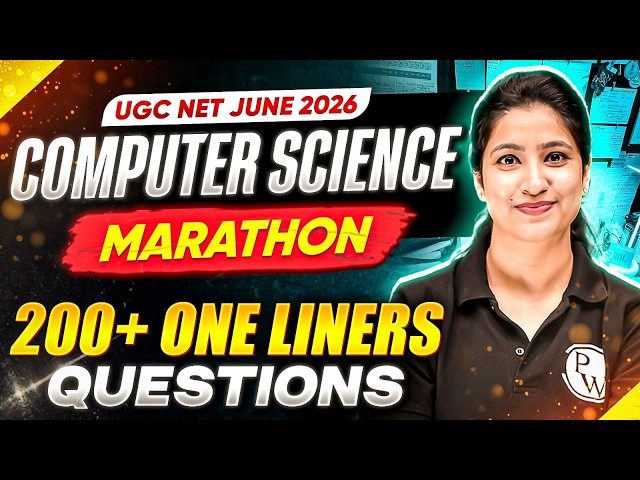 UGC NET Computer Science Paper 2 | Top 200 One Liner Questions | By Puneet Ma'am