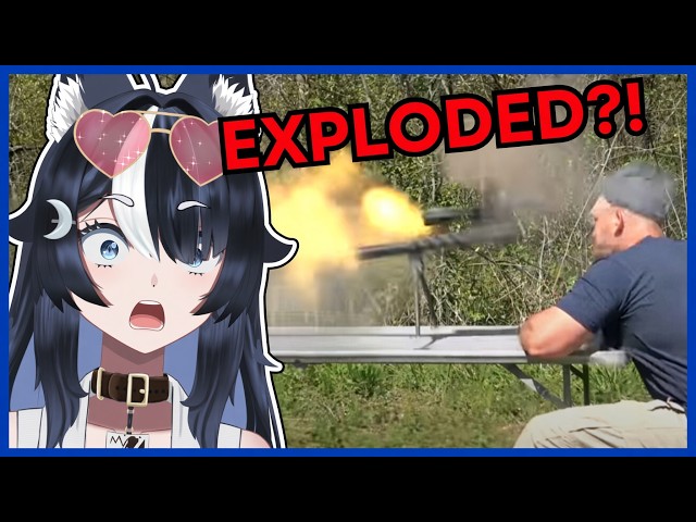 I CAN'T BELIEVE HE SURVIVED THIS! || VTuber Reacts to Kentucky Ballistics 50 cal incident