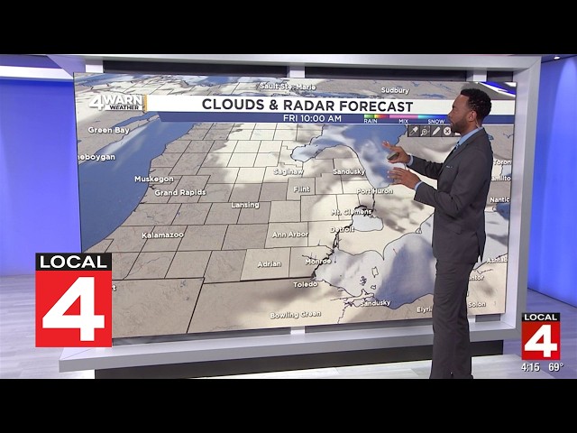 Metro Detroit weather forecast, Oct. 22, 2026  -- 4 p.m. Update