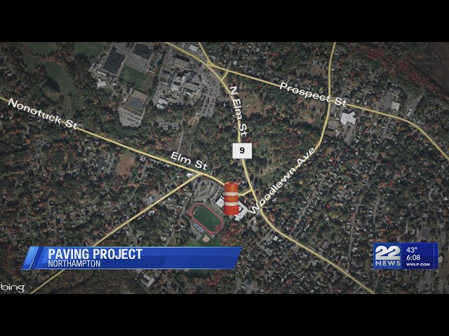 Delays expected on Route 9 in Northampton during paving work