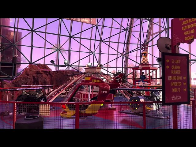 Thunderbirds (Off-Ride HD) The Adventuredome Indoor Theme Park