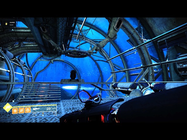 Destiny 2 Secret Sunken Fallen Ketch on EDZ bright day. Cut Content Exploration with Project Sunrise